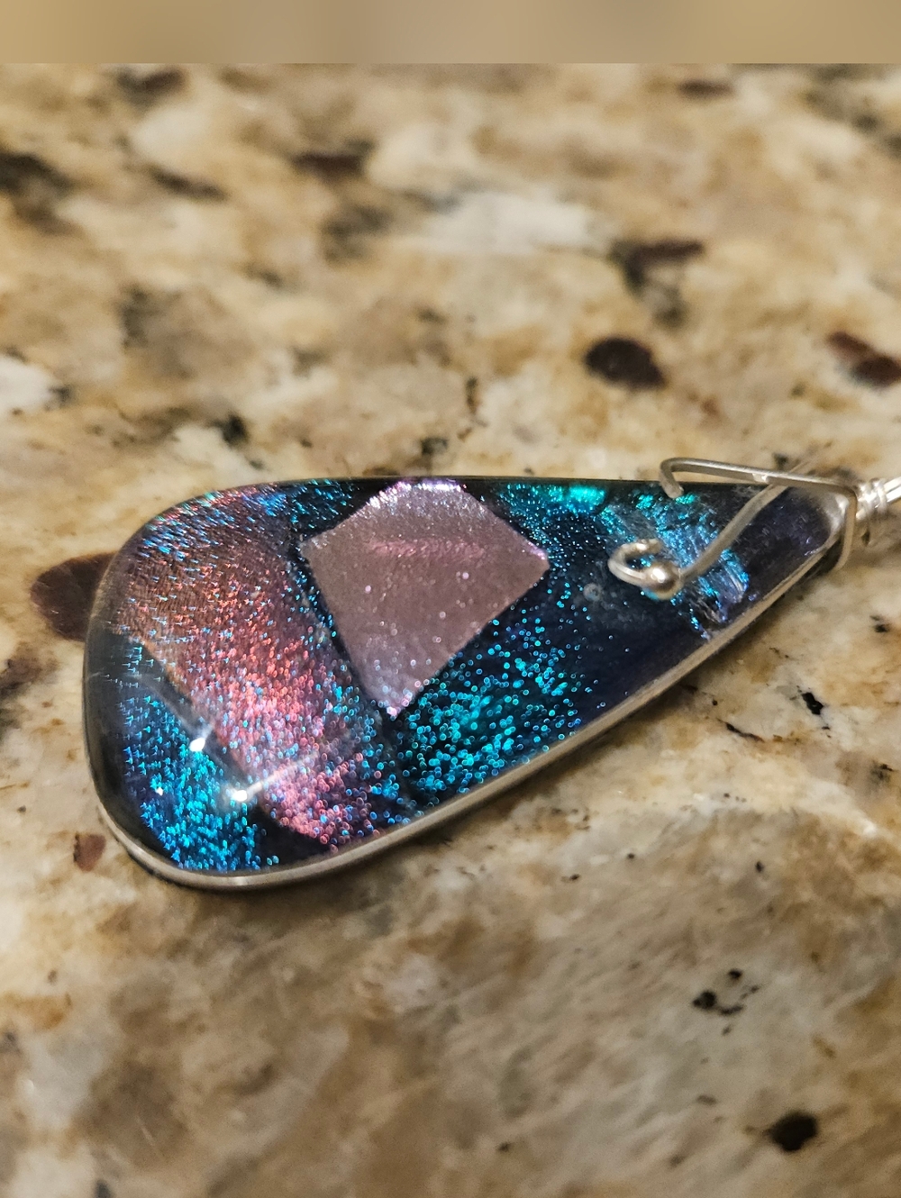 vintage abstract pendant